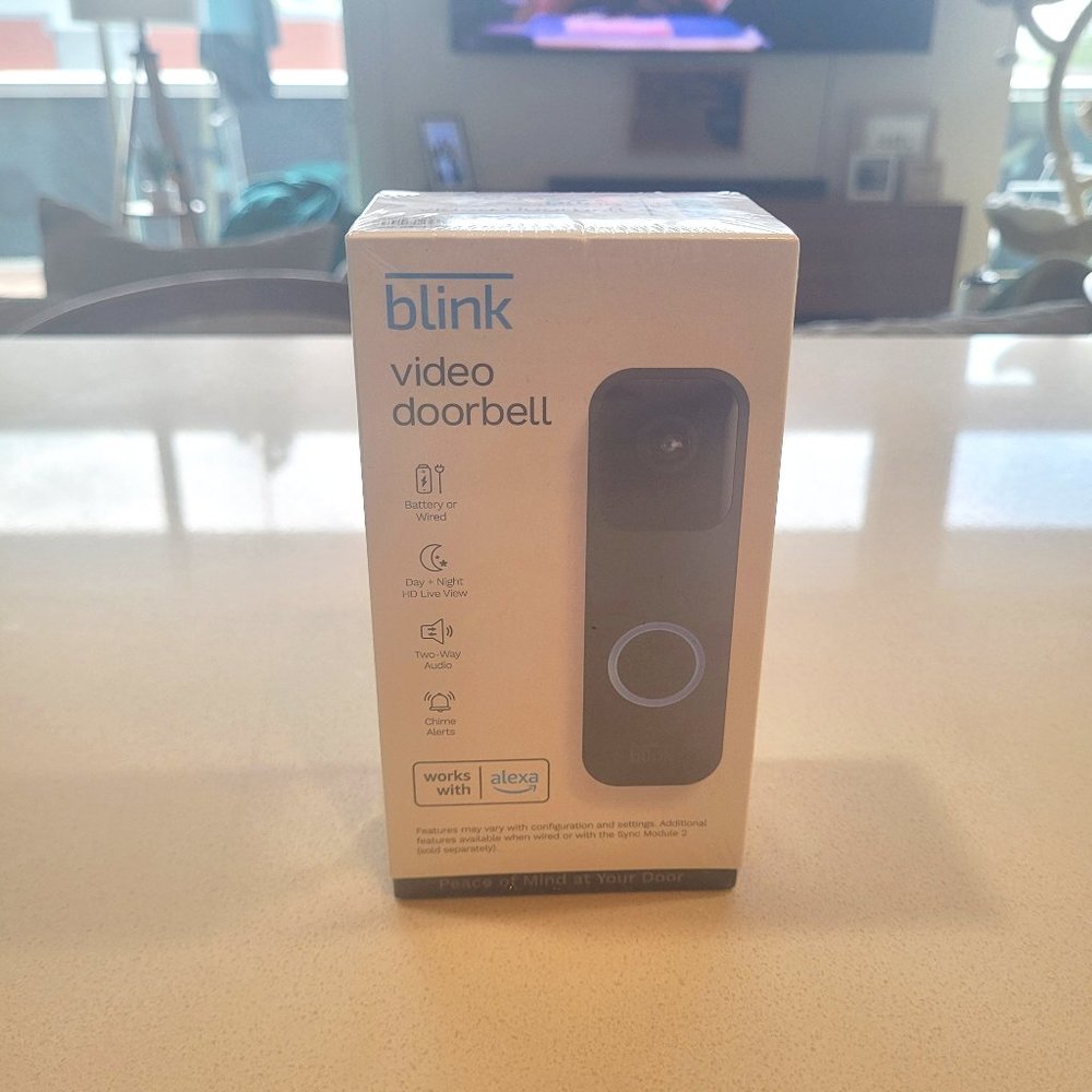 Blink Video Doorbell w/ 2-way audio - New; Unopened in Box